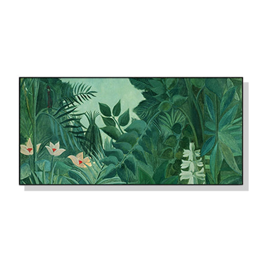 50cmx100cm The Equatorial Jungle Green Forest By Henri