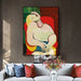50cmx70cm The Dream By Pablo Picasso Gold Frame Canvas Wall