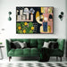 50cmx70cm Moroccans By Henri Matisse Black Frame Canvas