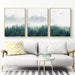 50cmx70cm Mystical Forest 3 Sets Gold Frame Canvas Wall Art
