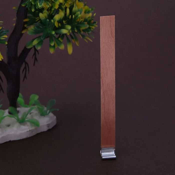 50pc Wooden Candle Wick Kit with Clip Base for Diy Making