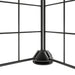 52-panel Pet Cage with Door Black 35x35 Cm Steel Tooabxt