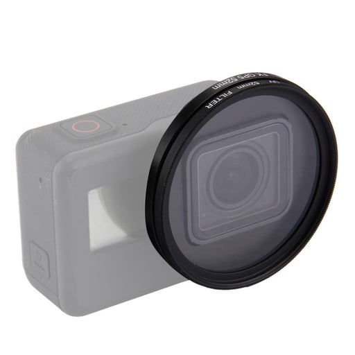 52mm 3 In 1 Round Circle Uv Lens Filter With Cap For Gopro