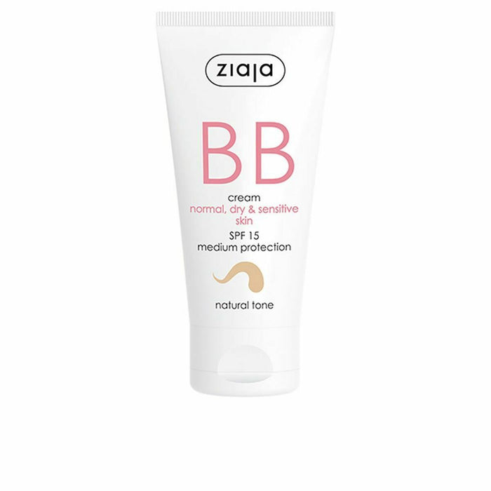Hydrating Cream With Colour By Ziaja Bb Cream Natural Spf 15 50 Ml