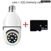 5g E27 Bulb Camera with Full Colour Night Vision Human