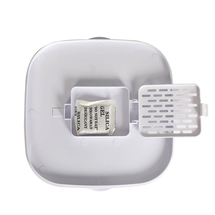 5l Automatic Pet Feeder 2 Bowl White