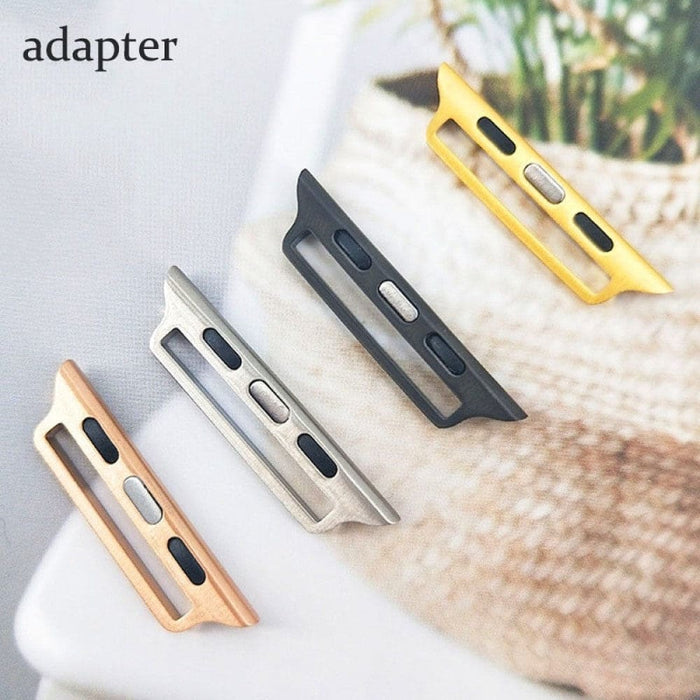 5pair Stainless Steel Adapter Watchband Connector For Apple