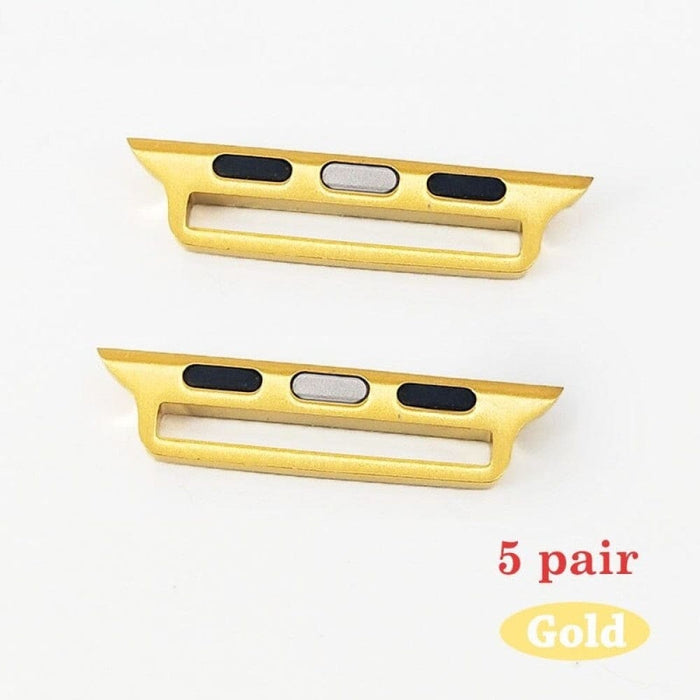5pair Stainless Steel Adapter Watchband Connector for Apple