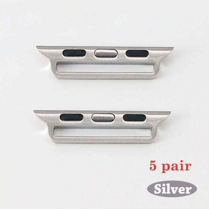 5pair Stainless Steel Adapter Watchband Connector for Apple