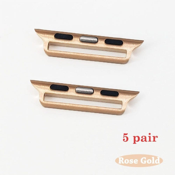 5pair Stainless Steel Adapter Watchband Connector for Apple