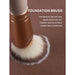 5pc Makeup Brush And Puff Set For Eyes Face