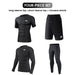 5pcs Sport Suit Set With Reflective Zips For Men’s