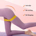 5pcs Yoga Tension Belt Fitness Elastic Resistance Squat