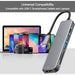 6 - in - 1 Usb - c Docking Station 100w Pd Charging