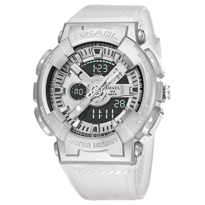 6 in 1 Dual Display Waterproof Sport Watch