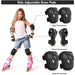 6 In 1 Kids/youth Protective Gear Set Knee Elbow Pads