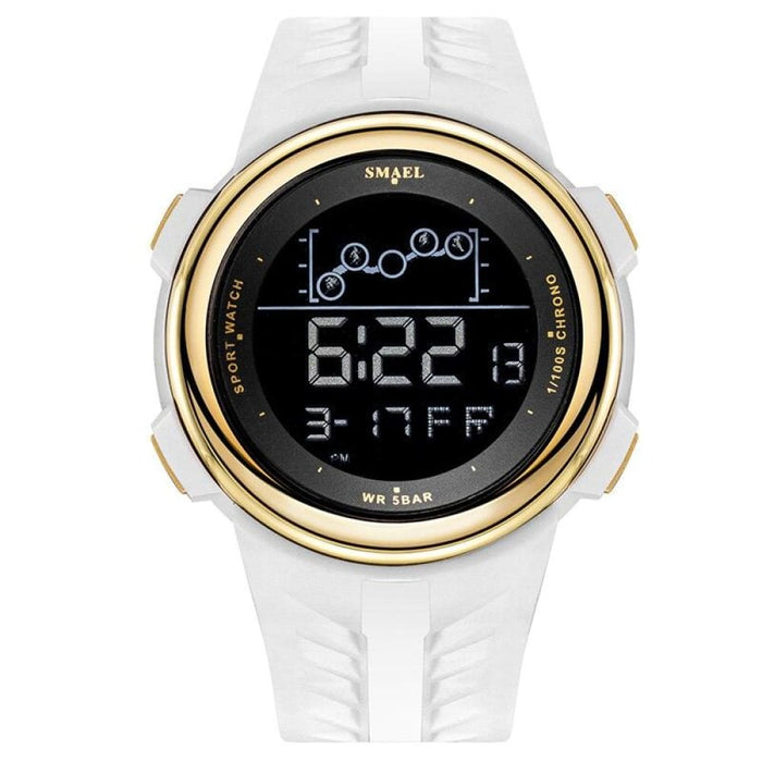 6 in 1 Men’s 30m Waterproof Sport Led Digital Wrist Watch