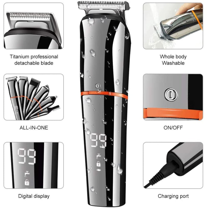 6 in 1 Multifunctional Hair Trimmer with Stand