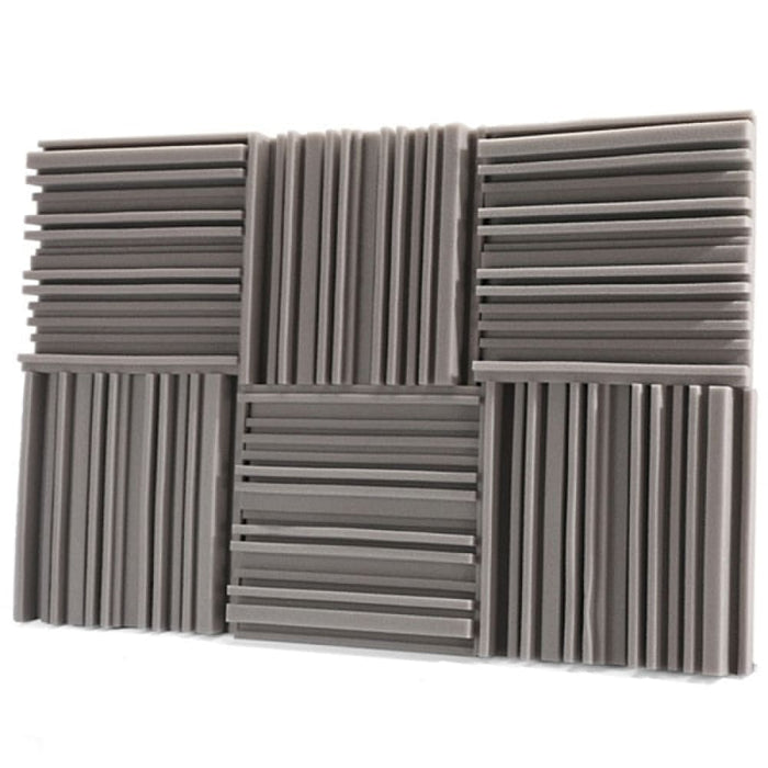 6 12 24pcs Acoustic Soundproof Foam Panel with Tapes