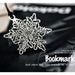 6 Pcs 316 Stainless Steel Snow Flake Clover Leaf Bookmark