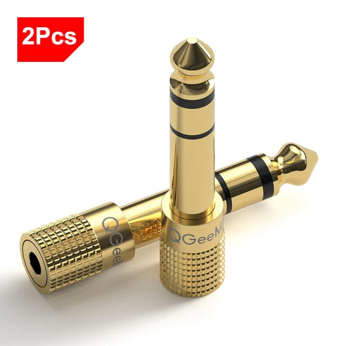 6.5 6.35mm Male Plug to 3.5mm Female Connector Audio
