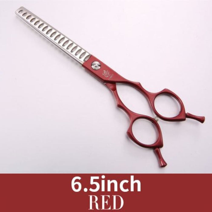 6.5 7.0inch Jp440c Curved Thinning Straight Scissors Dog