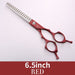 6.5 7.0inch Jp440c Curved Thinning Straight Scissors Dog