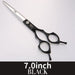 6.5 7.0inch Jp440c Curved Thinning Straight Scissors Dog