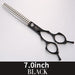 6.5 7.0inch Jp440c Curved Thinning Straight Scissors Dog