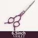 6.5 7.0inch Jp440c Curved Thinning Straight Scissors Dog