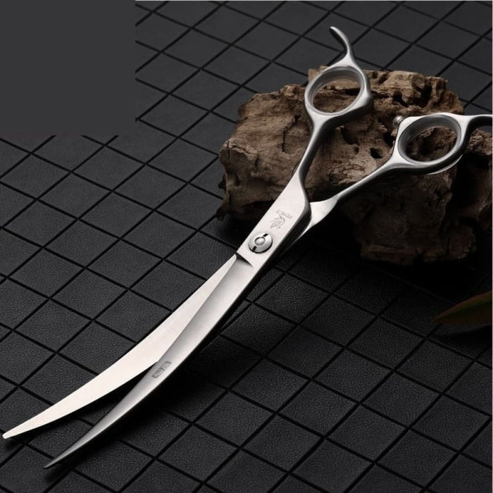 6.5 7 7.5 Inch Pet Dogs Gromming Scissors Curved Shears Up