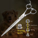 6.75 7.5 Inch Professional Pet Grooming Scissors for Dogs