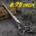 6.75 7.5 Inch Professional Pet Grooming Scissors for Dogs
