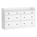 6 Chest of Drawers - Pete White