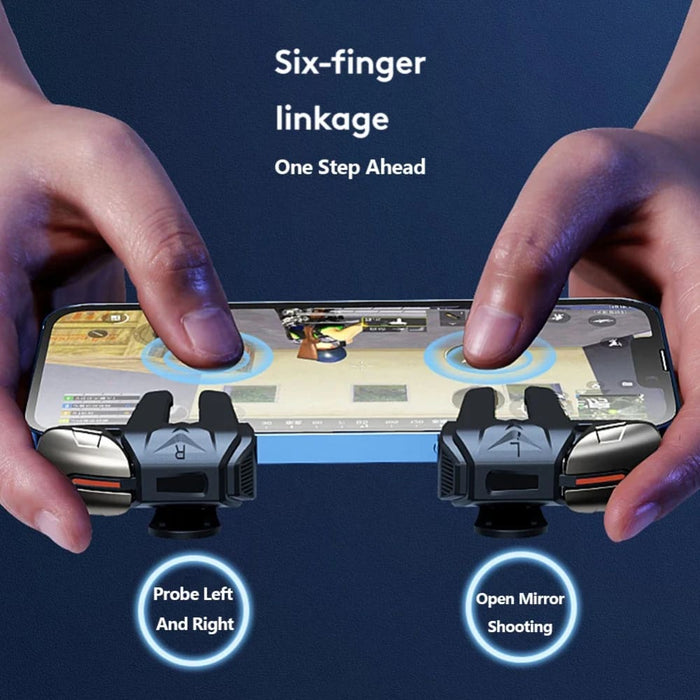 6 Finger Gamepad for Pubg Mobile