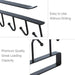 6 Hook Mug Holder For Kitchen Cabinet Storage