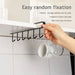 6 Hook Mug Holder For Kitchen Cabinet Storage