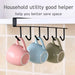6 Hook Mug Holder For Kitchen Cabinet Storage