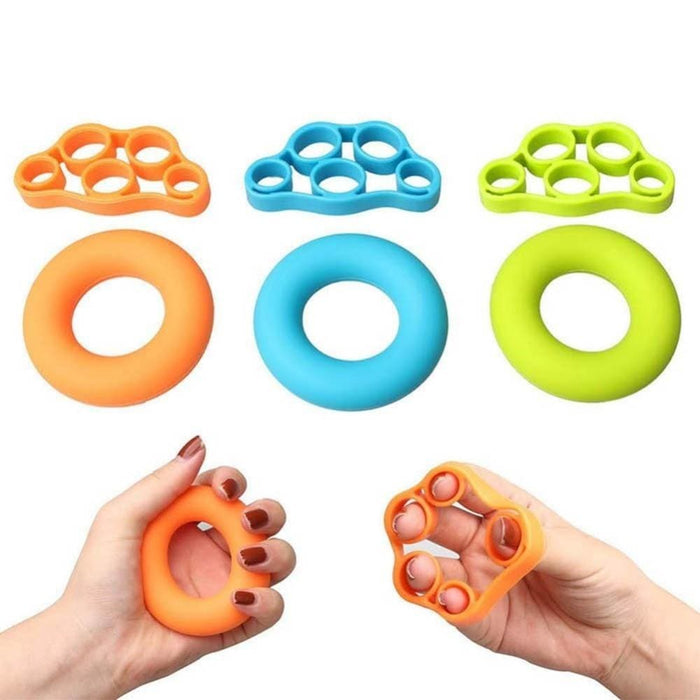 6 Pcs Multi-function Silicone O-ring Hand Grip Gripper