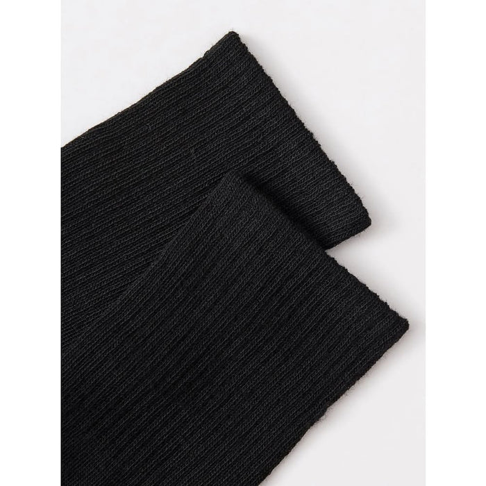 6 Pairs Unisex Middle Tube Socks White Black Sweat