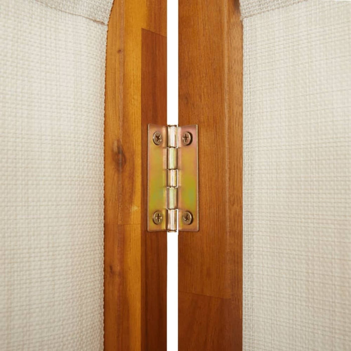 6-panel Room Divider Light Grey 420x180 Cm Abbttpn