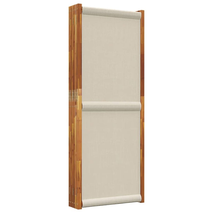 6-panel Room Divider Light Grey 420x180 Cm Abbttpn
