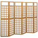 6 Panel Room Divider Trellis Solid Fir Wood Gl52161
