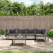6 Piece Garden Lounge Set with Cushions Anthracite Poly