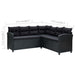 6 Piece Garden Lounge Set with Cushions Poly Rattan Black