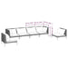6 Piece Garden Lounge Set with Cushions Poly Rattan Dark