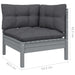 6 Piece Garden Lounge Set with Cushions Solid Pinewood