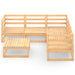 6 Piece Garden Lounge Set Solid Pinewood Tbipixk