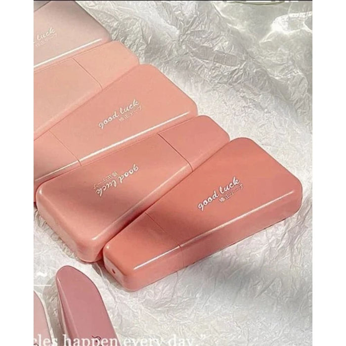 6 Piece Gradient Pink White Correction Tape Set