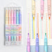6 Piece Highlighter Set Kawaii Fluorescent Colours